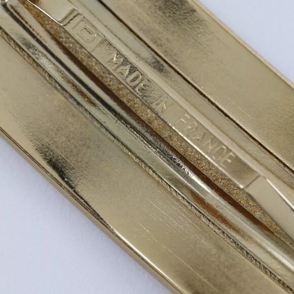 CHANEL logo Valletta Plated Gold Women - Picture 8 of 13